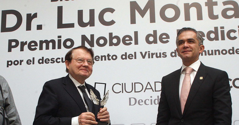 Premio Nobel SIDA Luc Montagnier Francoise Barre