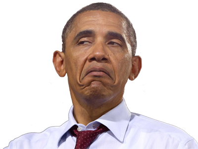 Barak Obama Incredulo