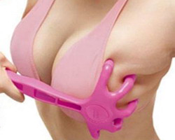 Mujer Masaje Senos Placer