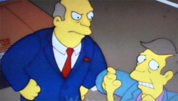 Simpson Director Seymour Skinner Inspector Archundia