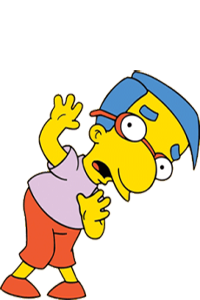 Simpson Milhouse Van Houten Miedo