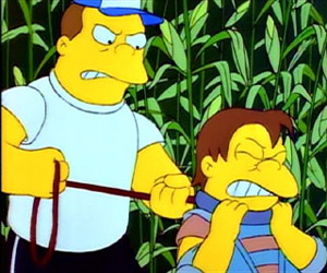 Simpson Nelson Muntz Padre Abusador
