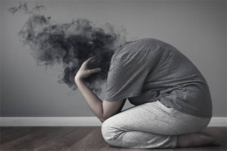 Mujer Atormentada Depresion