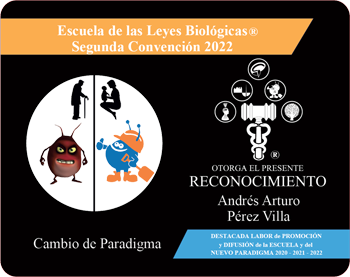 Reconocimiento Andres Perez Escuela Leyes Biologicas