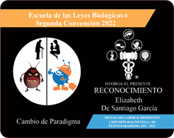 Reconocimiento Elizabeth Santiago Garcia Escuela Leyes Biologicas