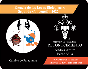Reconocimiento Andres Perez Escuela Leyes Biologicas