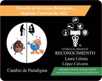 Reconocimiento Laura Liliana Lopez Calvario Corazon Escuela Leyes Biologicas