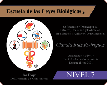 Claudia Ruiz Rodriguez Reconocimiento Academico Nivel 7 Escuela 5 Leyes Biologicas