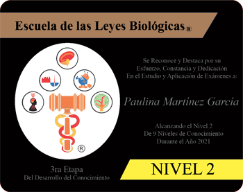 Paulina Martinez Garcia Reconocimiento Academico Nivel 2 Escuela 5 Leyes Biologicas