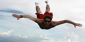 Hombre Volando Constelacion Territorial Planeante