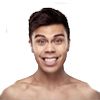 Hombre Joven Cara Feliz