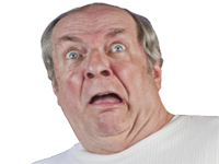 Hombre Aterrado Miedo Frente Constelacion Cerebral Frontal
