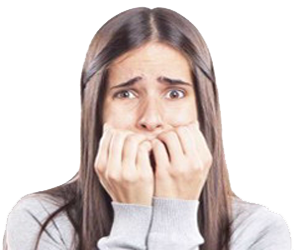 Mujer Miedo Panico Peligro Aterrada
