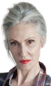 Mujer Canosa Pelo Cabello Blanco Canas