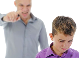 Retinas Regaños Miedp Detras Nuca Reclamos Padre Hijo