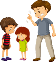 Retinas Regaños Miedp Detras Nuca Reclamos Padre Hijo Hija