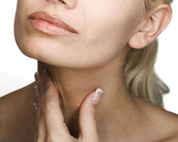Glandula Tiroides Endodermo Cuello Tacto