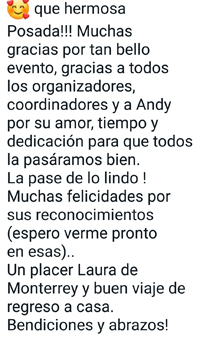 Comentario Alumno Posada Navideña Evento 2021 Escuela 5 Leyes Biologicas