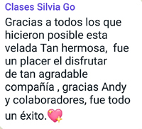 Comentario Silvia Posada Navideña Evento 2021 Escuela 5 Leyes Biologicas