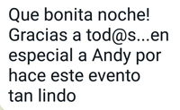 Comentario Alumna Posada Navideña Evento 2021 Escuela 5 Leyes Biologicas
