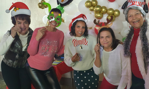 Amigas Posada Navideña Evento 2021 Escuela 5 Leyes Biologicas