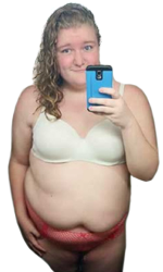 Acumulacion Grasa Vientre Lonjas Sobrepeso Obesidad Chica Gorda